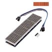 MAX7219 Point Battage Module LH Control Single-Chip Module 4 In 1 Display With 5P Cable - Red Light - 1
