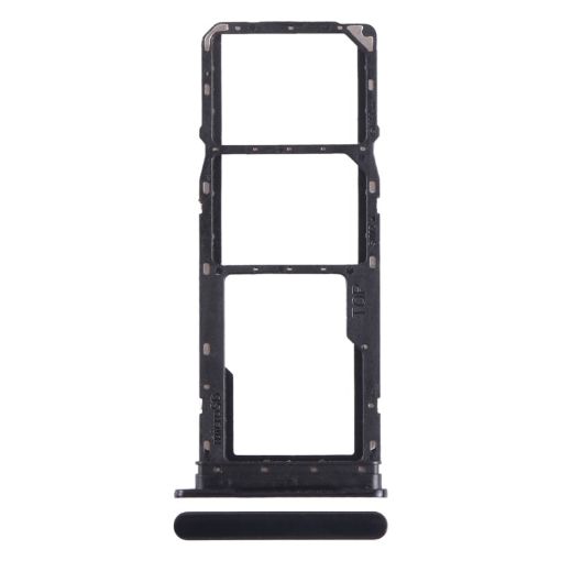 Samsung Galaxy A05 SM-A055 SIM Card Tray + Micro SD Card Tray (Black) - 1