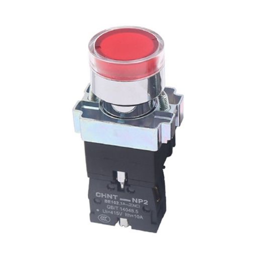 CHINT NP2-BW3462/220V 1 NC Pushbutton Switches With LED Light - 1