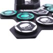 Portable Drum Set Bluetooth Kids Practice Drum (Black) - 4