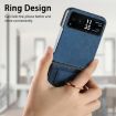 Motorola Razr 40 Ultra Retro Wallet Phone Case (Blue) - 5