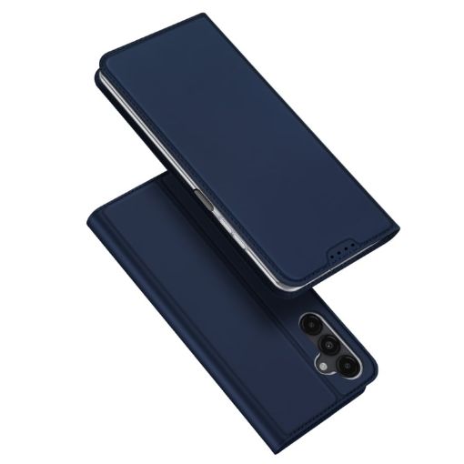 Samsung Galaxy A15 DUX DUCIS Skin Pro Series Flip Leather Phone Case Blue - 1