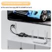 Male RJ45 3 in 1 Gigabit Network Splitter Cable Ethernet Coupler - 5
