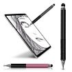 Dual Touch Metal Stylus Pen - Black - 2