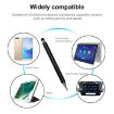 Dual Touch Metal Stylus Pen - Black - 5