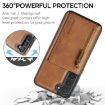 Samsung Galaxy S23 DG.MING M5 Series Zip RFID Multi Card Leather Case - 6