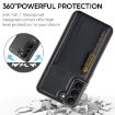 Samsung Galaxy S22 DG.MING M5 Series Zip RFID Multi Card Leather Case - 6