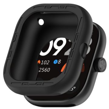Black Silicone Protective Case for Redmi Watch 4 - Smart Watch - 1