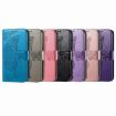 UMIDIGI G5/G5A Blue Leather Phone Case - Butterfly Love Flower Embossed - 6