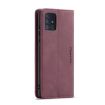 Galaxy A71 CaseMe Leather Case - Wine Red - 3