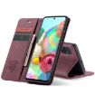 Galaxy A71 CaseMe Leather Case - Wine Red - 6