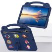 Samsung Galaxy Tab S9+ 12.4 X810 Kids EVA Shockproof Case - Navy Blue - 4