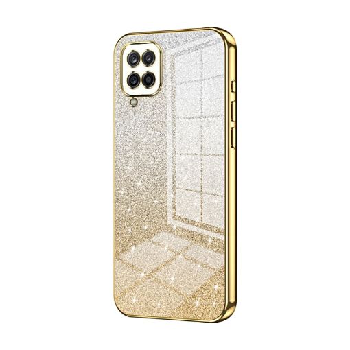 Samsung Galaxy A12 4G / 5G Gold Glitter Powder Phone Case - 1