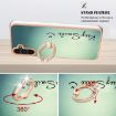 Samsung Galaxy A13 5G Phone Case with Ring Holder - Electroplating IMD Smile - 3