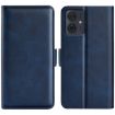 Motorola Moto G54 Leather Phone Case - Dark Blue - 1