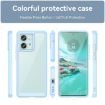 Motorola Edge 40 Neo Blue Acrylic Hybrid TPU Phone Case - 2