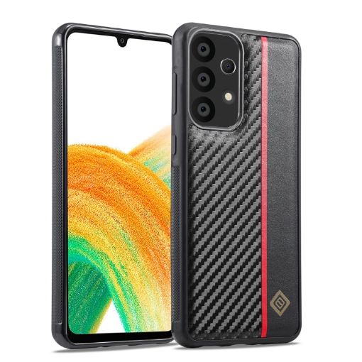 Samsung Galaxy A13 4G/5G LC.IMEEKE Carbon Fiber Phone Case - 1