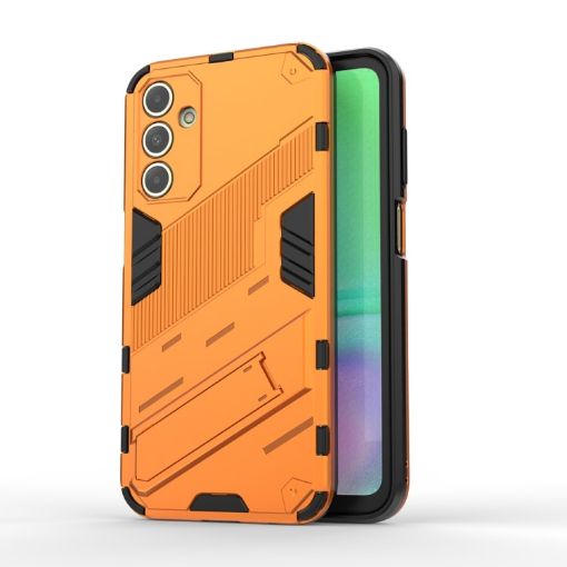 Samsung Galaxy A15 Punk Armor Shockproof Phone Case - Orange - 1