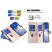Samsung Galaxy A41 Zipper Wallet Leather Flip Phone Case - Rose Gold - 5