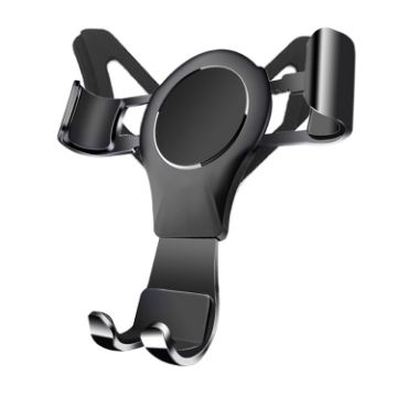 Picture of Applicable for Audi A1/S1 Vehicle-Mounted Mobile Phone Bracket Air Outlet Suction Cup Self-Gravity Model (Black)