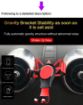 Picture of Applicable for Audi A1/S1 Vehicle-Mounted Mobile Phone Bracket Air Outlet Suction Cup Self-Gravity Model (Black)