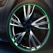 Picture of Universal Decorative Scratchproof Stickup 8M Flexible Car Wheel Hub TRIM Mouldings Decoration Strip (Green)
