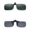 Picture of Polarized Clip-on Flip Up Plastic Clip Sunglasses Lenses Glasses Unbreakable Driving Fishing Outdoor Sport