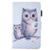 Galaxy Tab A 10.1 (2016) / T580 Owl Pattern Leather Case - 2