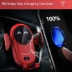 Yellow S11 Smart Infrared Sensor Car Wireless Charger - 5