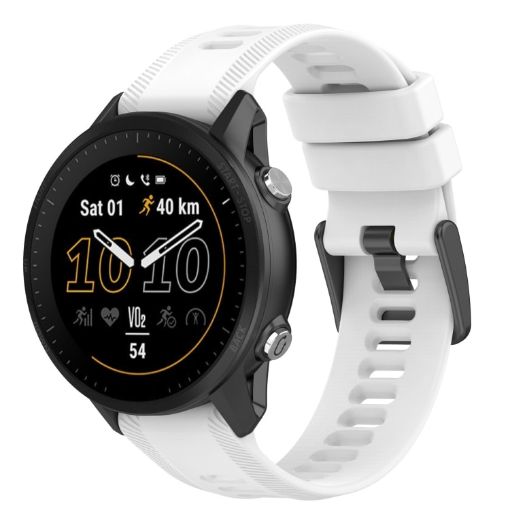 Garmin Approach S60 22mm White Silicone Watch Band - 1