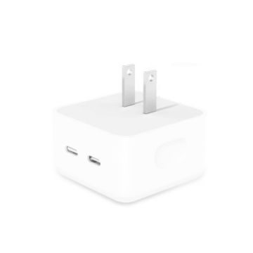 35W Dual USB-C Charger for iPhone/iPad Series - US Plug - 1