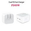 35W Dual USB-C Charger for iPhone/iPad Series - US Plug - 2