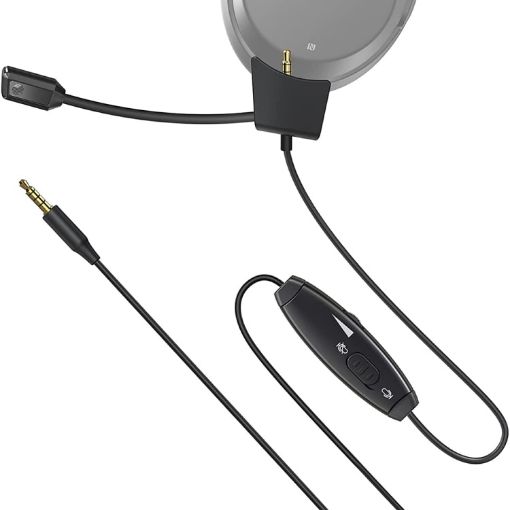 Sony WH-1000XM3/XM4 Extension Audio Cable & Microphone - 1