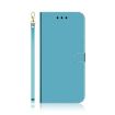Blue Mirror Surface Flip Leather Case for Motorola Moto G32 - 2