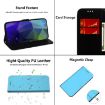 Blue Mirror Surface Flip Leather Case for Motorola Moto G32 - 5