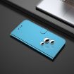 Blue Mirror Surface Flip Leather Case for Motorola Moto G32 - 6