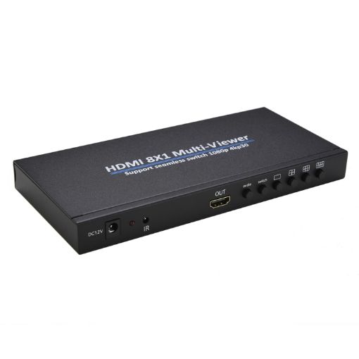 NK-818 HDMI 8x1 Multi-Viewer Switch 1080P - US Plug - 1