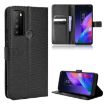 TCL 30 XL Leather Phone Case - Black Diamond Texture - 1