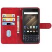Blackberry KEY2 Leather Phone Case (Red) - Stylish Protection - 3