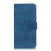 Nokia G11 Plus 4G Blue Leather Phone Case - Retro Texture Flip - 2