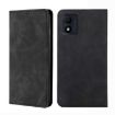Alcatel 1B 2022 Magnetic Flip Leather Phone Case (Black) - 1