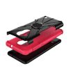 Nokia C30 Armor Bear Shockproof Case with Ring Holder - Rose Red - 6