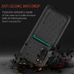 Samsung Galaxy S20 Carbon Fiber Leather Card Magsafe Phone Case - Black - 5