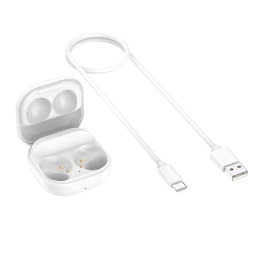 Samsung Galaxy Buds2 SM-177 Wireless Earphone Charging Box - White - 1