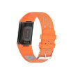 Orange Gray Silicone Watch Band for Fitbit Charge 5 - 3