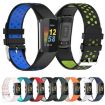 Orange Gray Silicone Watch Band for Fitbit Charge 5 - 4