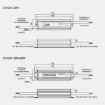 GEEPUT 220V to 12V LED Power Supply Transformer - 1.67A 20W - 2