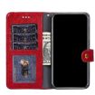 OPPO F19 / A74 Zipper Bag Leather Case - Red - 4