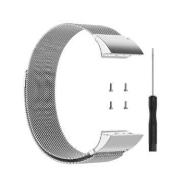 Silver Milanese Watch Band for Garmin Forerunner 35/30 - 1