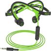 Mucro ML233 Foldable Wired Running Headphones - Green - 2